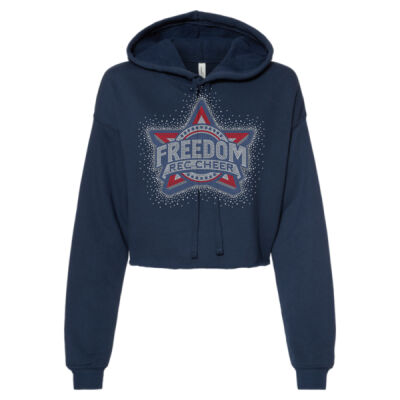 Bella + Canvas - Women's Crop Fleece Hoodie - Women's Crop Fleece Hoodie Thumbnail